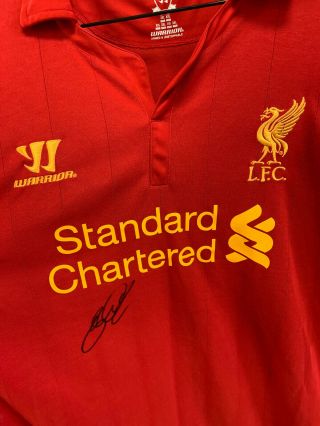 Steven Gerrard Hand Signed Autographed Liverpool F.  C.  Soccer Jersey Xxl Jsa/coa