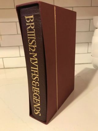 Folio Society British Myths And Legends Edited And Introduced By Richard Barber