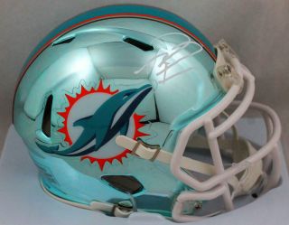 Tua Tagovailoa Signed Miami Dolphins Chrome Speed Mini Helmet - Fanatics Auth