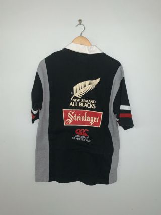 Vintage Zealand All Blacks 90s Rugby Polo