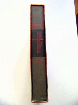 Scarce 1965 Edition Dracula By Bram Stoker Illustrated By F.  Hoffmann W/slipcase