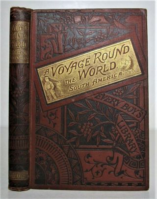 1877 Jules Verne Voyage Round The World South America Well Illustrated Edition
