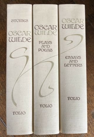 Folio Society - Oscar Wilde - 3 Volume Set