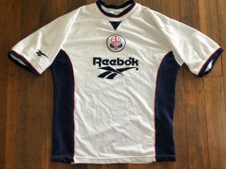 Vintage 1997 - 98 Epl Bolton Wanderers Football/soccer Jersey