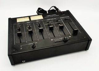Vintage Realistic Stereo Dj Mixer Mixing Console Radio Shack 32 - 1200c -