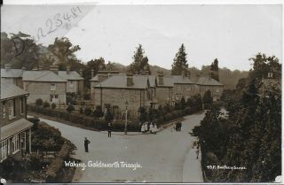 Rare Vintage Postcard,  Goldworth Triangle,  Woking,  Surrey,  1915,  Rp