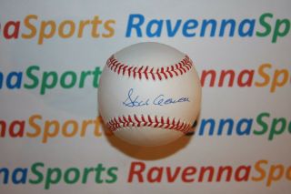 Hank Aaron Autographed Official National League (white) Baseball– Psa