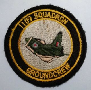 Vintage Raf 11 (f) Squadron Groundcrew Patch