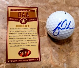 Signed Tiger Woods Autograph/signed Titleist Pro V1x Golf Ball - With