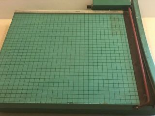 Vintage Premier Brand Photo Materials Co.  Paper Cutter 16x16 " Guillotine Style