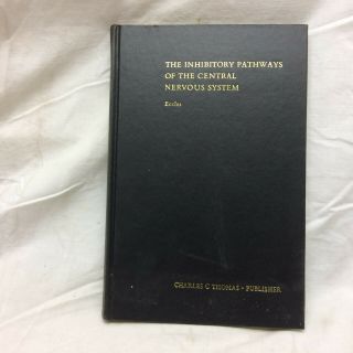 Vtg Medical 1969 Book The Inhibitory Pathways Of The Central Nervous System
