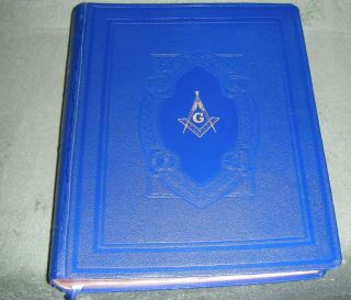 Holy Bible Red Letter Masonic Edition Cyclopedic Indexed 1942 Hertel