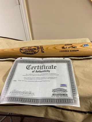 Willie Mccovey Autographed H&b 125 Louisville Slugger P/m Grandstand Sports