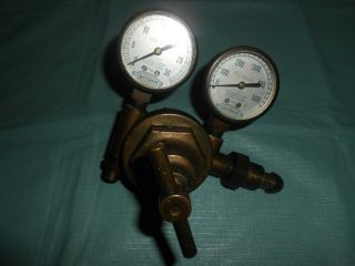 Vintage " Craftsman Fm " Gas Pressure Regulator Craftsman Gauges