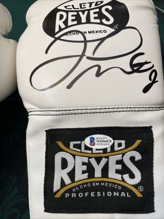 Floyd Mayweather Jr Signed Autographed Pair Boxing Gloves Beckett Cleto Reyes 3