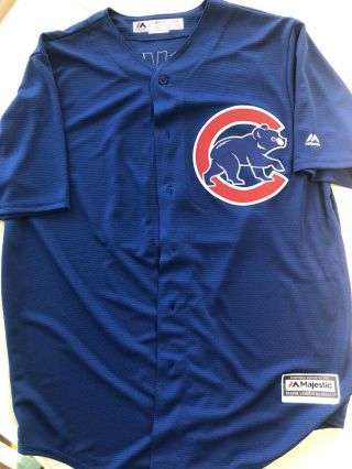 YU DARVISH Signed AUTO Authentic Chicago Cubs Blue Baseball Jersey JSA 1/1 4
