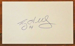 Roy Halladay - Autographed Index Card - Baseball Hof 2019 - Phillies/blue Jays