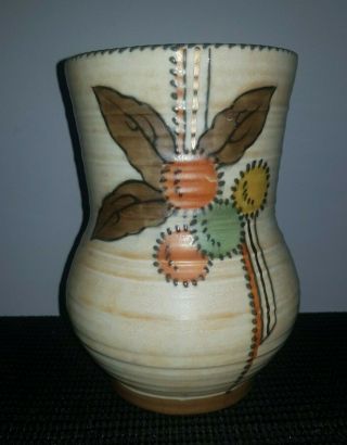 Vintage Charlotte Rhead Crown Ducal Vase