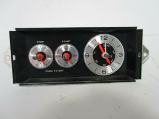 Ge Electric Range Vintage Clock Timer,  Black,  Silver Wb19x146 3ast23a312a1b Asmn