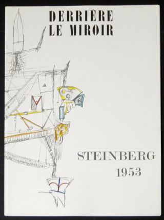 Saul Steinberg Derriere Le Miroir No.  53 - 54 1953 Second Edition Lithographs