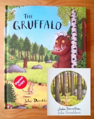 Signed 1st Edition Of The Gruffalo By Julia Donaldson & Scheffler.  First.