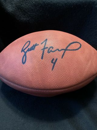 Brett Favre Autographed Nfl Football