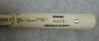 Willie Mays Autographed Signed Full Size Bat Mays Holo
