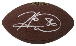 Hines Ward Steelers Signed Wilson Grip Full Size Nfl Football - Ss