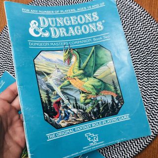 1984 Vintage Dungeons & Dragons Dungeon Masters Companion: Book One & Two TSR 3