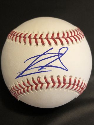 Ronald Acuna Atlanta Braves Autographed Baseball Jsa Certified