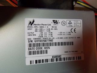 Newton Nps - 160cb Power Supply Oem Gateway Vtg
