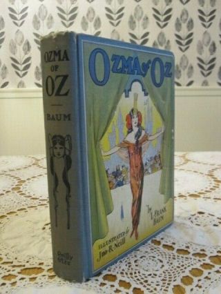 Ozma Of Oz L Frank Baum John R Neil Reilly & Lee 1907 Hc Illustrated
