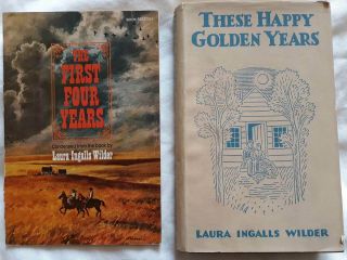 These Happy Golden Years 1943 L.  I Wilder & Reader ' s Digest The 1st Four Years 2