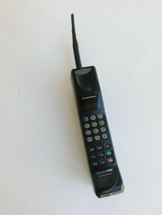 Vtg Large Black Motorola Cellular One Cell Phone Ultra Classic Ii Antenna Repair