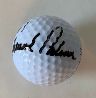 Pga Arnold Palmer Signed Golf Ball With