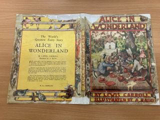 Lewis Carroll Alice In Wonderland Scarce Edition A.  Rado Illustrations D/w 1944