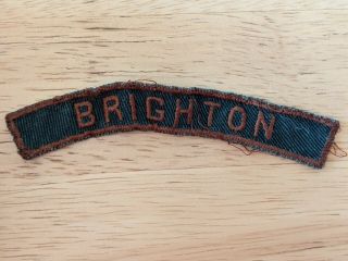 Vintage 1940s - 1950s Boy Scouts Explorer Brighton Community Strip Gbs