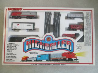 Vintage Bachmann Highballer N Scale Train Set