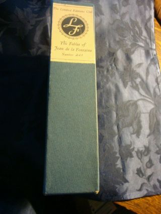 The Fables Of Jean De La Fontaine No 201 The Limited Editions Club 1930