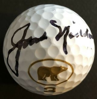 Jack Nicklaus Signed Jsa Official Golden Bear Golf Ball Autographed Full Loa