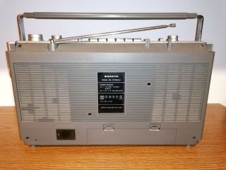 Sanyo M 9924LU radio cassette recorder boombox ghetto blaster vintage Japan 3
