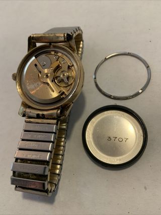 Vintage Bulova N7 Automatic Swiss Made 17 Jewel Round Wrist Watch