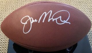 Joe Montana Signed Official Nfl Football (autograph) With