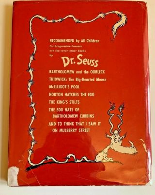 Dr Seuss If I Ran The Zoo Early Edition $2.  50 DJ 1950 2