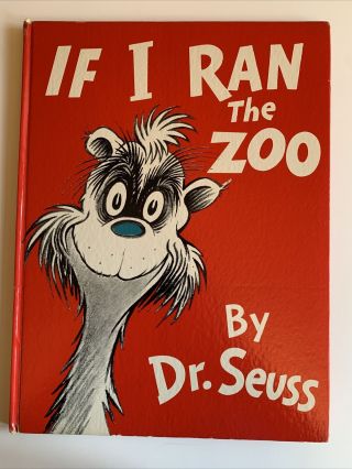 Dr Seuss If I Ran The Zoo Early Edition $2.  50 DJ 1950 3