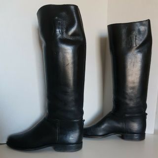 Vtg Ring & Brewer Dallas Blk Leather English Style Riding Dressage Women Boots