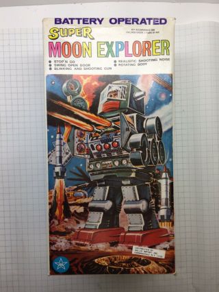 Vintage Moon Explorer Robot - Box Only