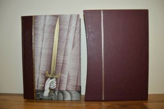 British Myths And Legends - Richard Barber - ¼ Leather - Folio Society (21)