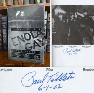 Return Of The Enola Gay Hand Signed By Paul Tibbets Wwii Atomic Bomb Air Force