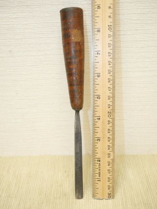 Old Wood Tools Vintage 3/8 " (10mm) S.  J.  Addis No.  3 Sweep Wood Carving Gouge
